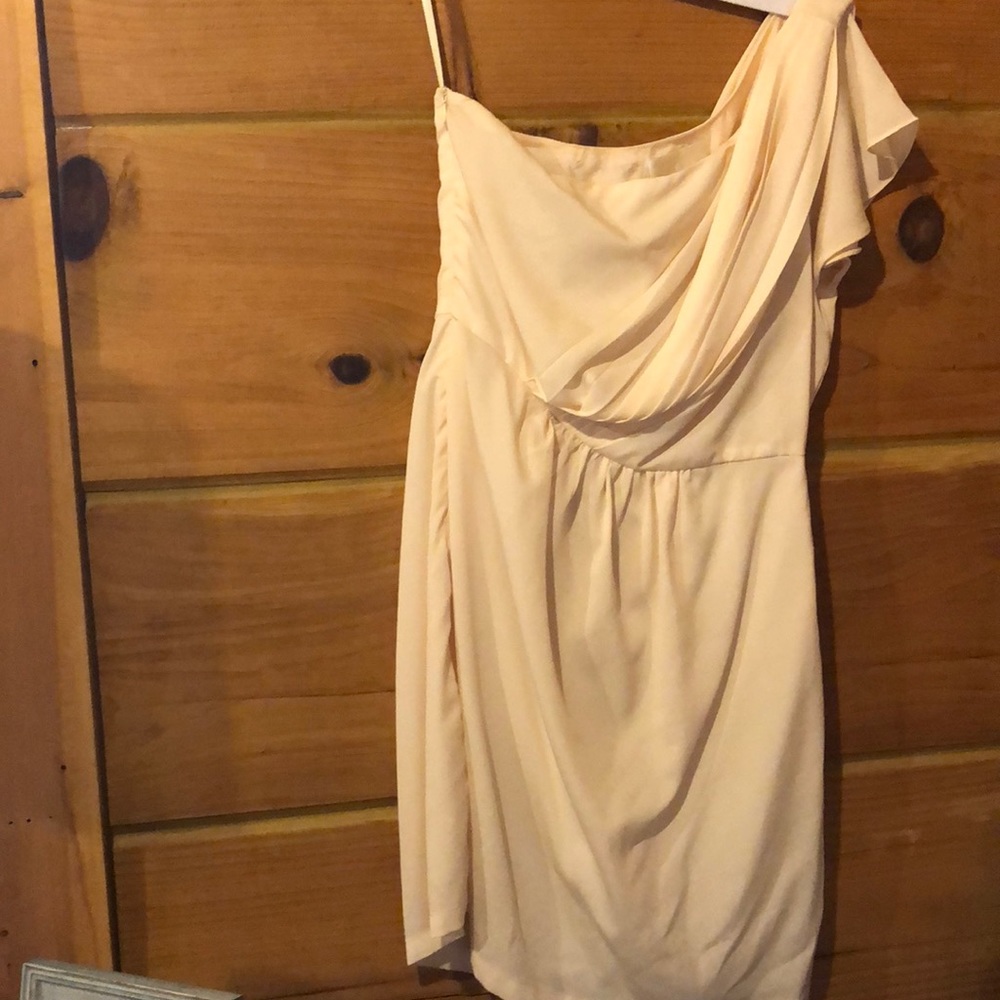 One shoulder dress